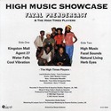 'High Music Showcase' Artwork